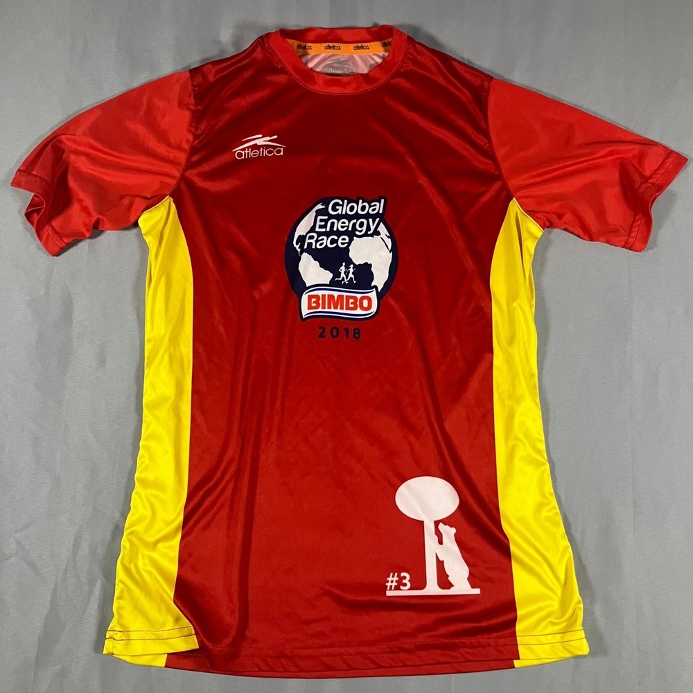 Atletica Global Energy Size Mens Large Jersey Race Bimbo 2018 Red Yellow T Shirt